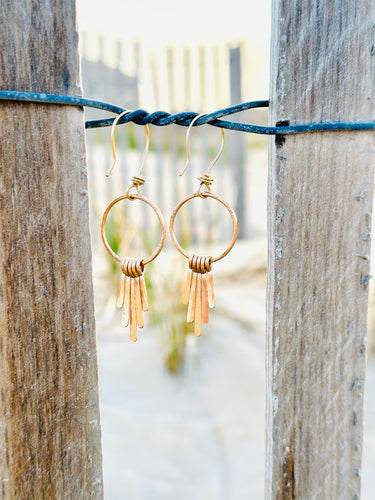 Goldie Baby Fringe Hoops
