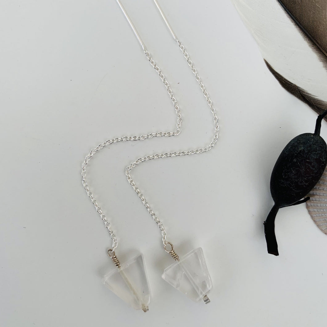 Rose Quartz Arrowhead Threaders